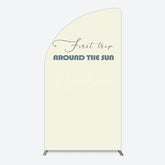 Aperturee - Aperturee First Trip Around The Sun Birthday Half Moon Arch Backdrop